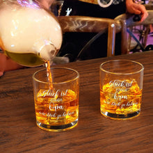 Whiskyglas für Opa Weihnachten Geburtstag Geschenk 15oz