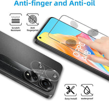 Schutzfolie + Kameraschutz für OPPO A78 4G, 9H