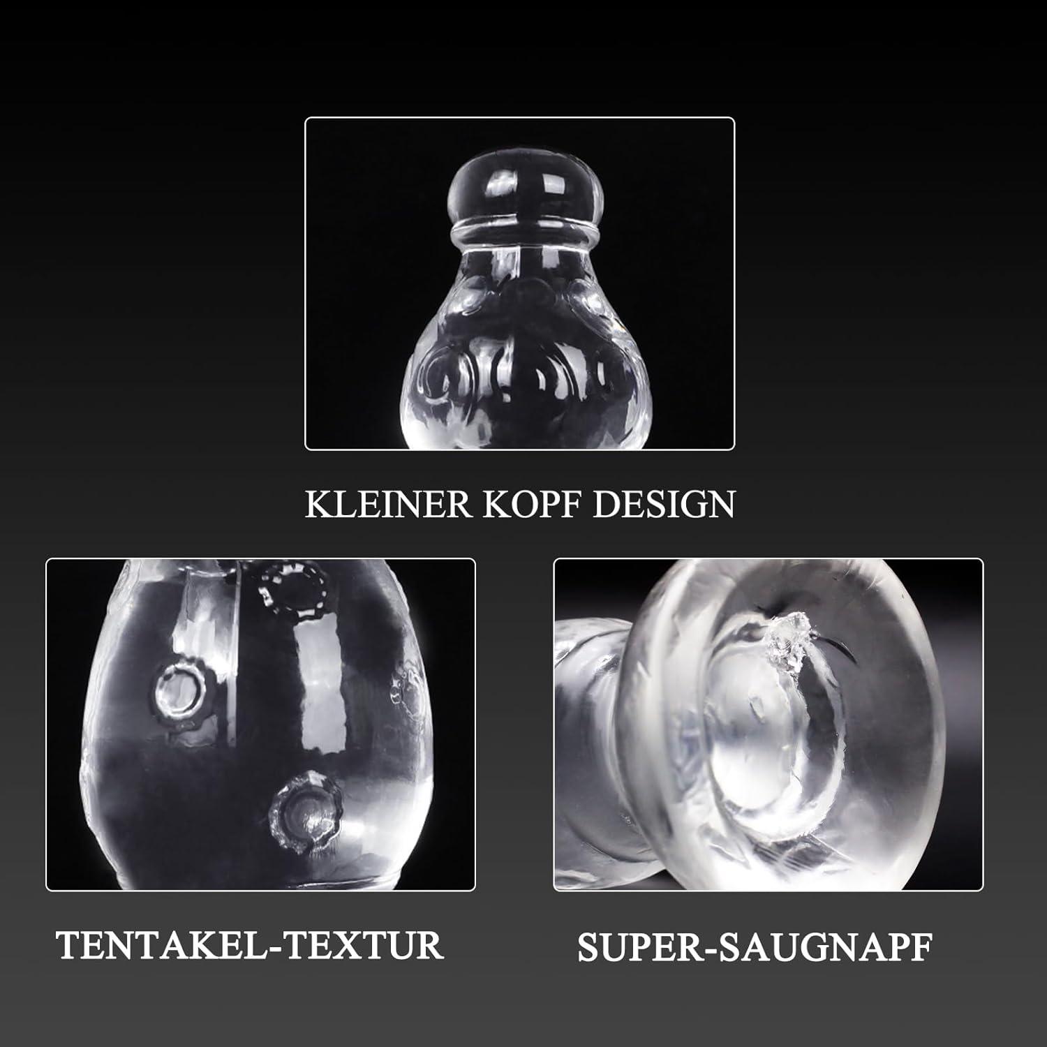 Anal Dildo mit Saugnapf und Analplug für Frauen und Männer - BDSMAGE