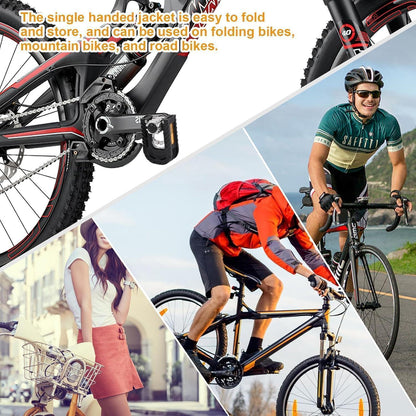 Klapppedale Fahrrad – Anti-Rutsch & Reflektoren – MTB, Pedelec