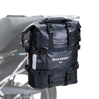 Wasserdichte Motorrad Seitentasche 20L Edelstahl Federung
