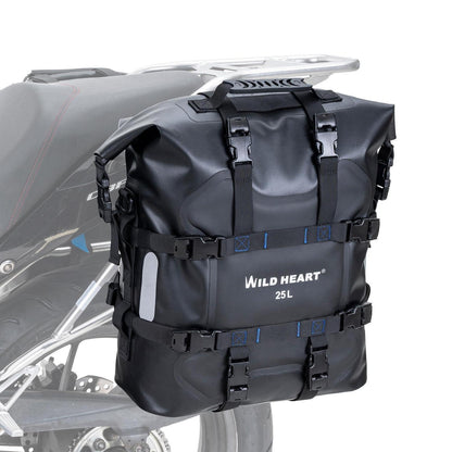 Wasserdichte Motorrad Seitentasche 25L Edelstahl Federung