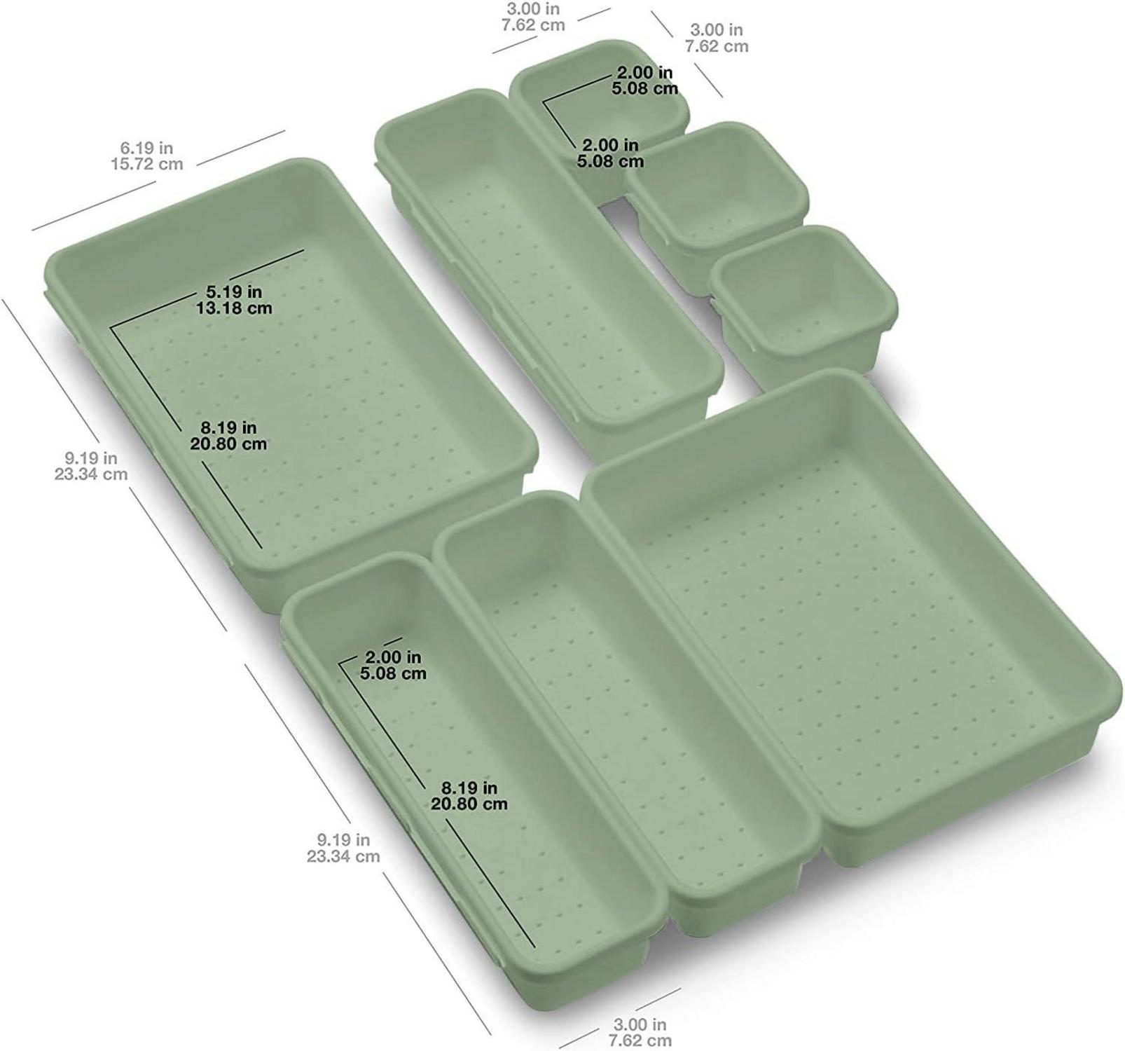 Schubladen Organizer Set 8-teilig Make-up Aufbewahrungsbox