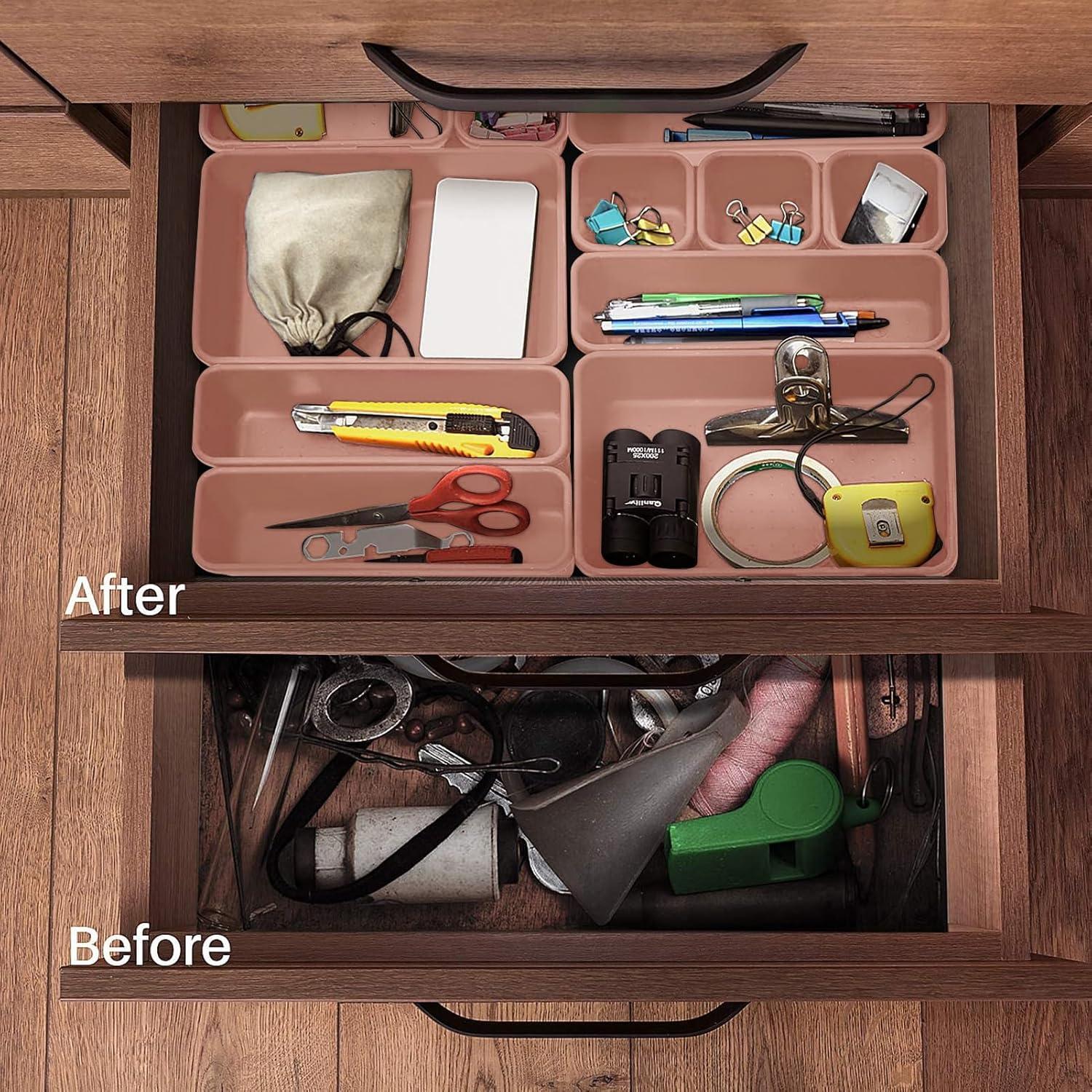 Schubladen Organizer Set, Transparent, 8