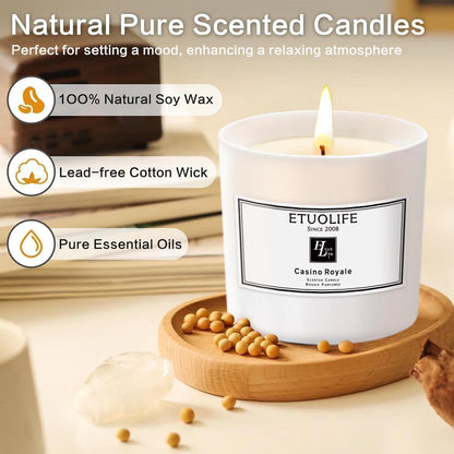 Premium Duftkerze 68 Stunden Sojawachs Geschenke für Frauen