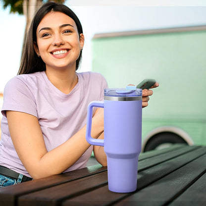 Livole 40oz Edelstahl Thermobecher mit Griff und