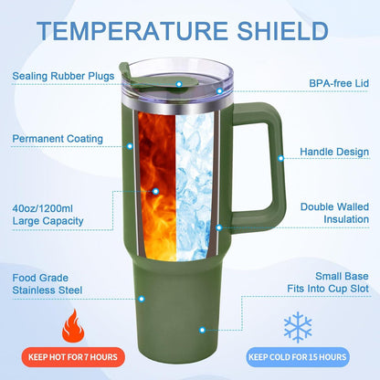 Thermobecher 40oz 1200ml Edelstahl mit