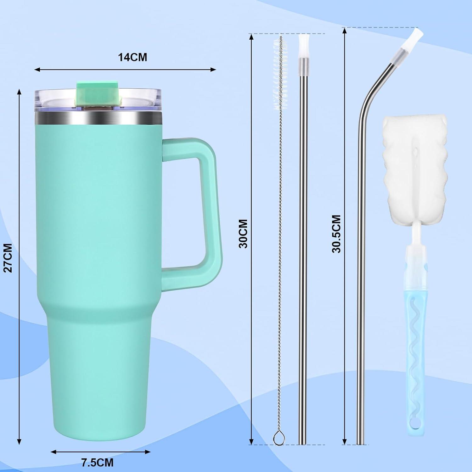 Edelstahl Thermobecher 40oz Isolierter Tumbler Mintgrün
