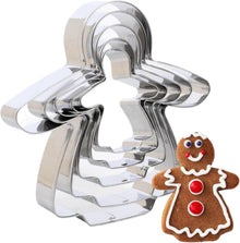 Lebkuchen Ausstechformen Set Edelstahl Weihnachts-Ausstechformen