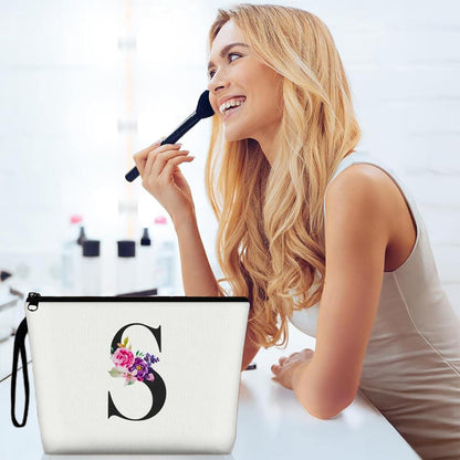 Canvas-Kosmetiktasche Damen Regenbogenmuster groß Kapazität