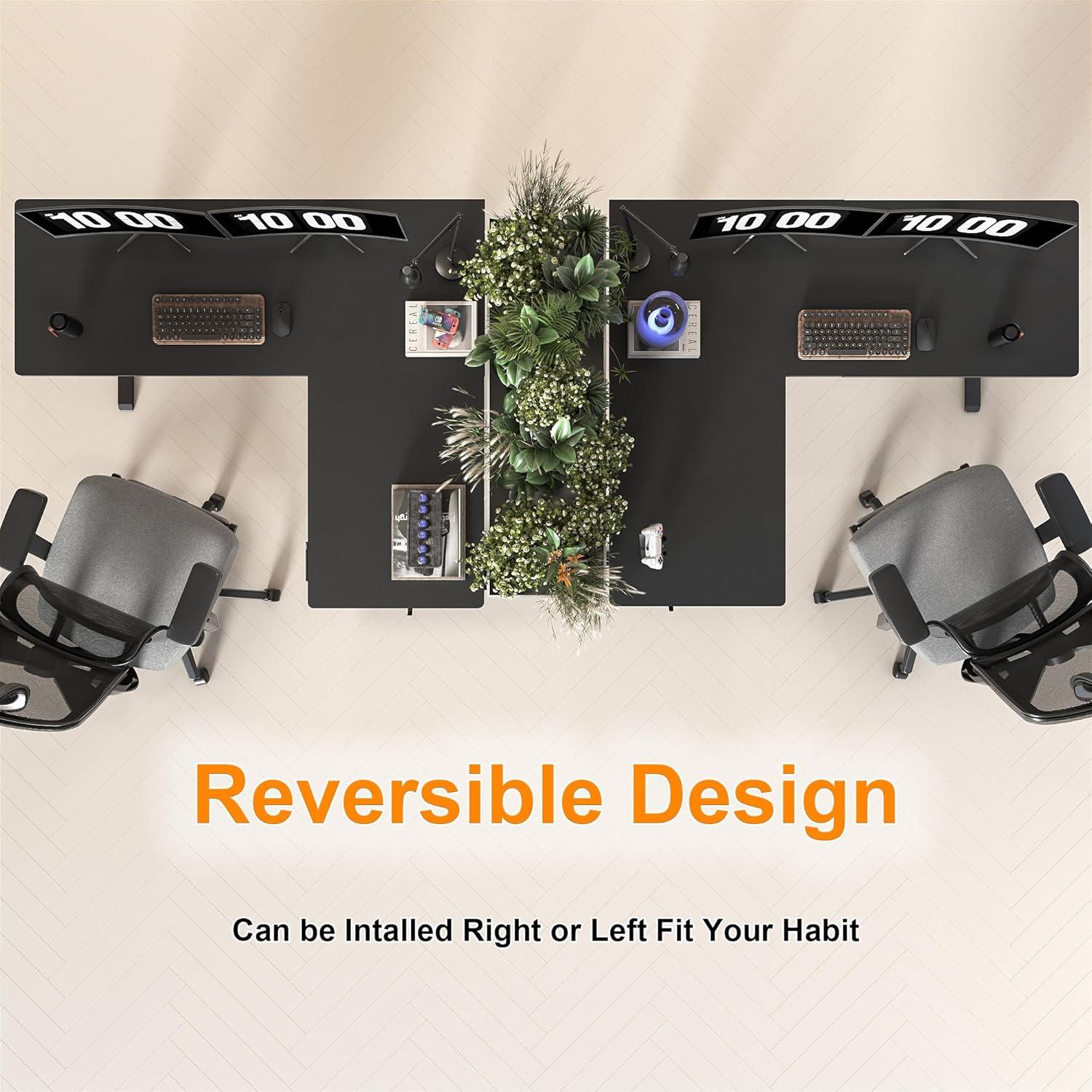 BEXEVUE L-förmiger Elektrischer Schreibtisch Höhenverstellbar - L Form 160x140 cm Stehpult Memory Funktion Anti-Kollision Smart Panel