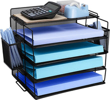 Briefablage Büro Dokumentenablage Stifthalter Organizer Mesh