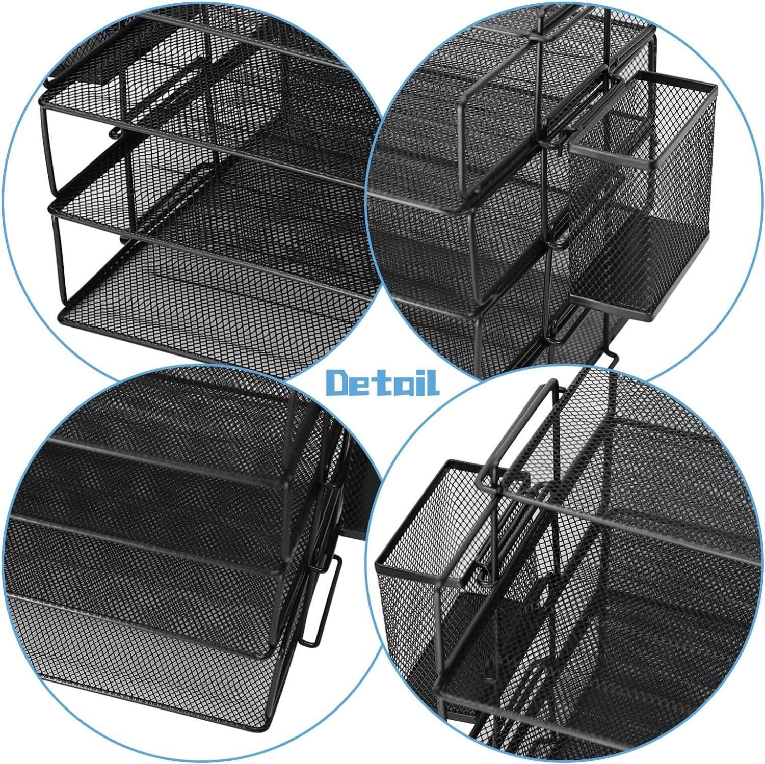 Briefablage Büro Dokumentenablage Stifthalter Organizer Mesh