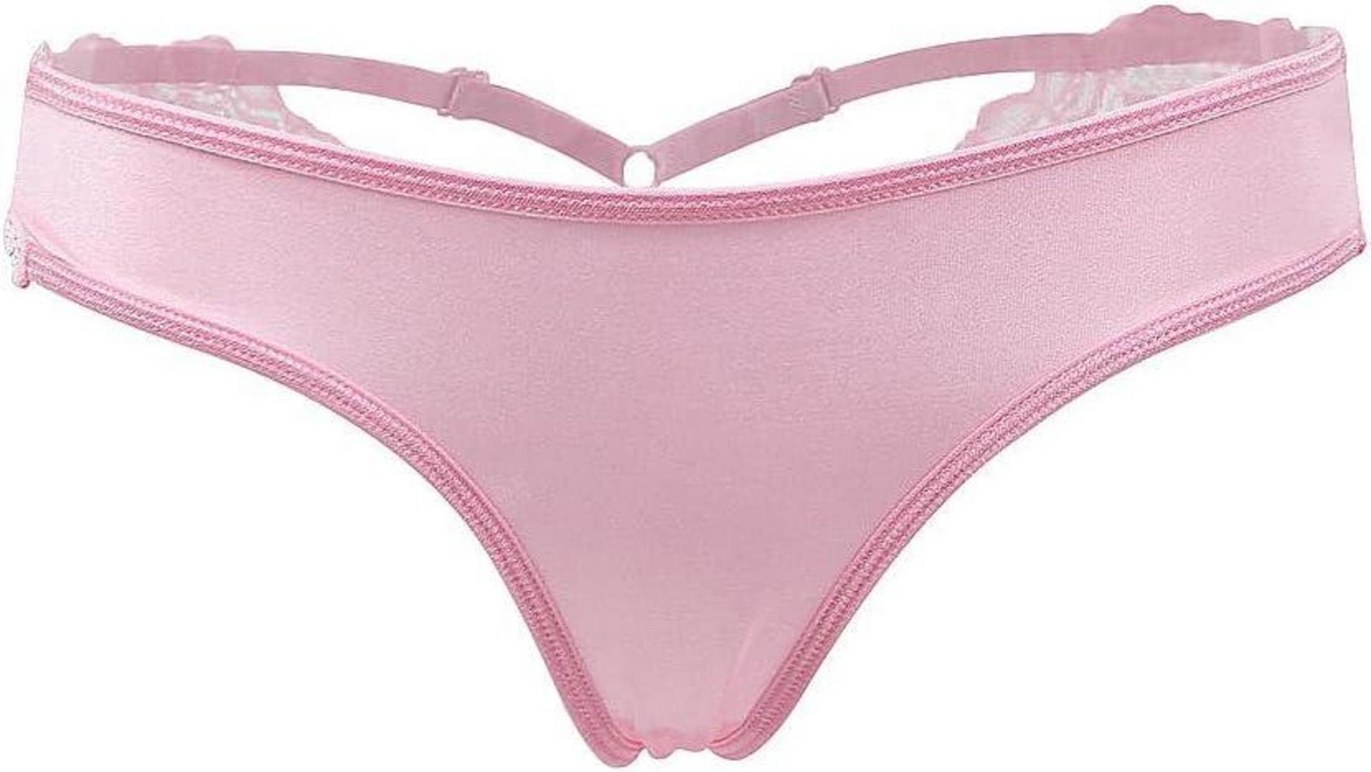 ohyeahlady Thong Brazilian Slip Damen Sexy Spitze Unterwäsche 2er Pack XS-S Rosa