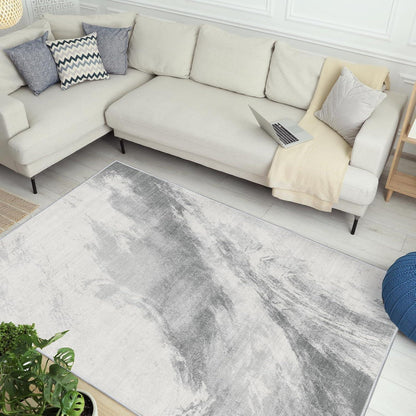 Kurzflor Teppich Moderner Schlafzimmer Wohnzimmer Flauschiger Orient