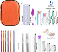 60-teiliges Häkelset mit Aufbewahrungsbox, ergonomisches