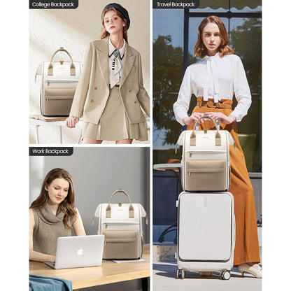 15,6 Zoll Laptop Rucksack Frauen wasserdicht Handtasche