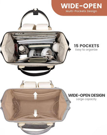 15,6 Zoll Laptop Rucksack Frauen wasserdicht Handtasche