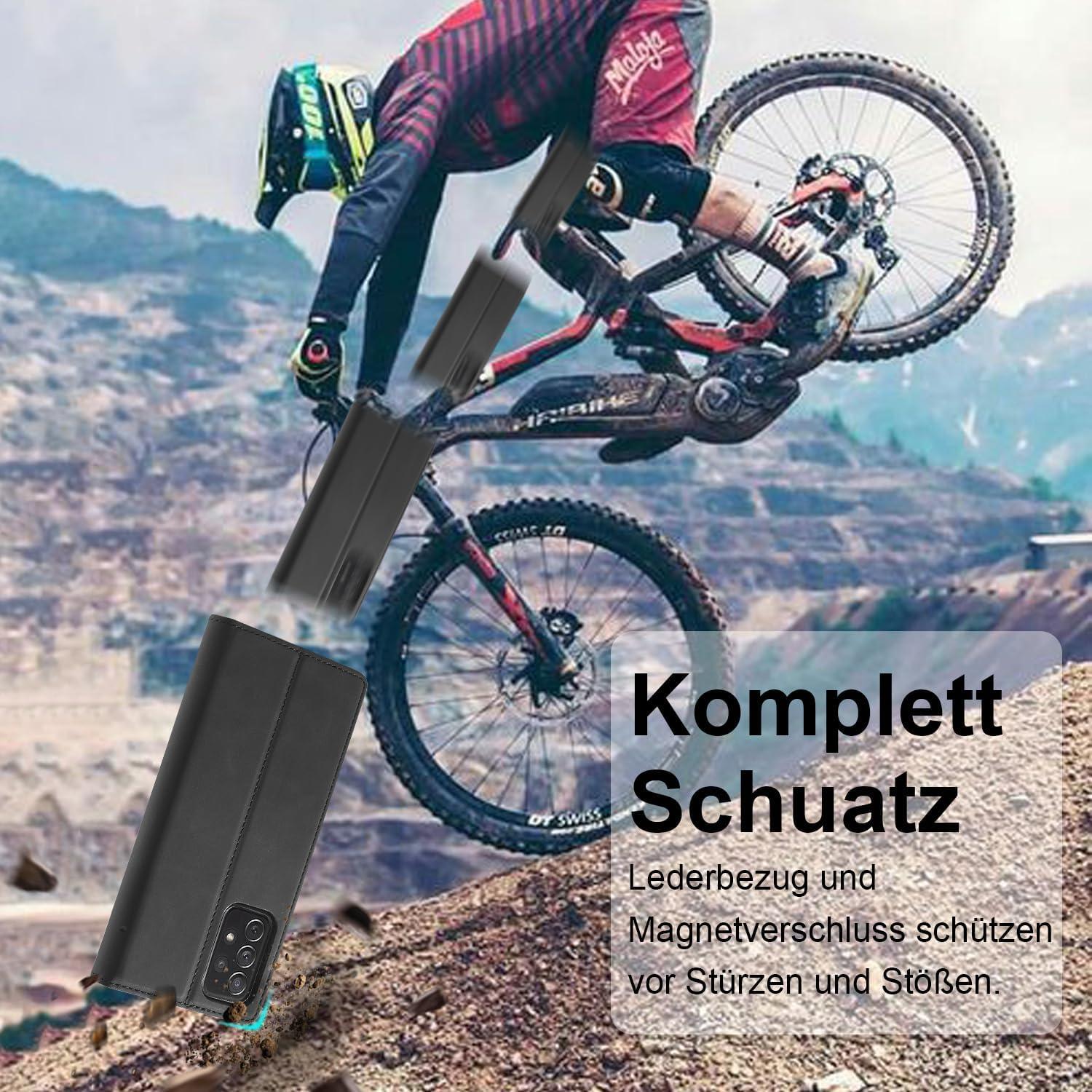 Samsung Galaxy A32 5G Hülle Leder Schutzhülle Klappbar Wallet Magnetisch