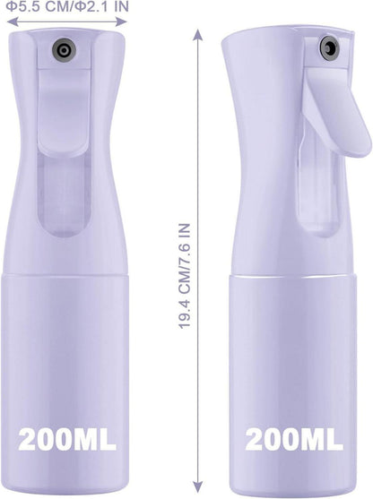 URAQT Sprühflasche 200ml Zerstäuber Haare Salon Wasserspray Lila
