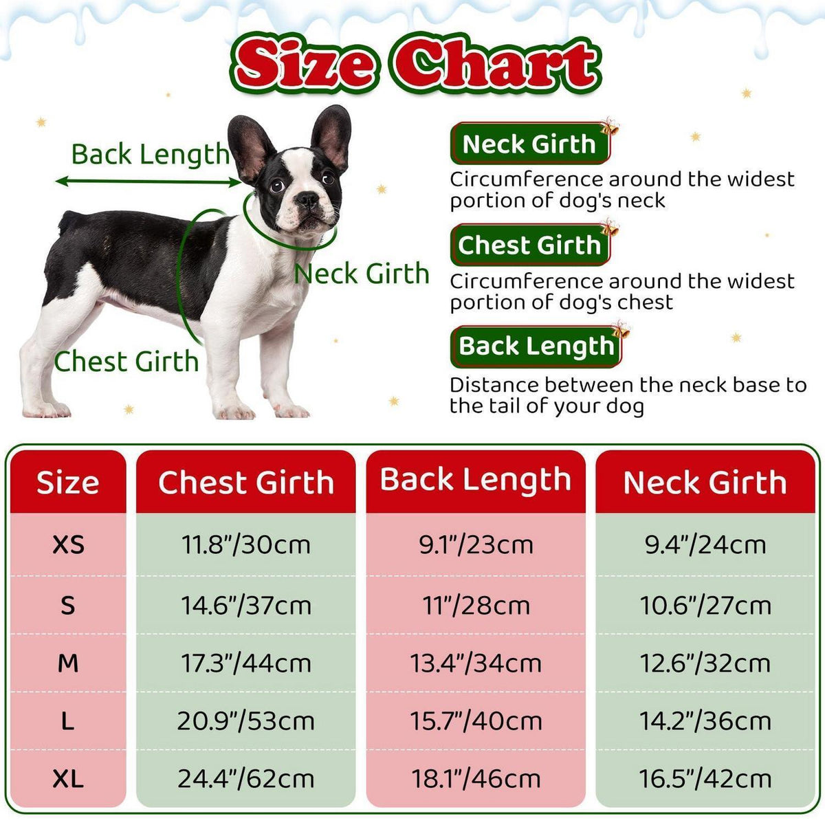 Hundepullover Weihnachten Rot | Strickpulli für kleine & mittelgroße Hunde