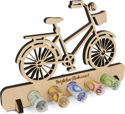Deko Geldgeschenke Fahrrad Holz Kreative Geschenke für Männer und