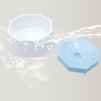 SUQ Schwimmender Wassernapf 1L für Haustiere Rosa