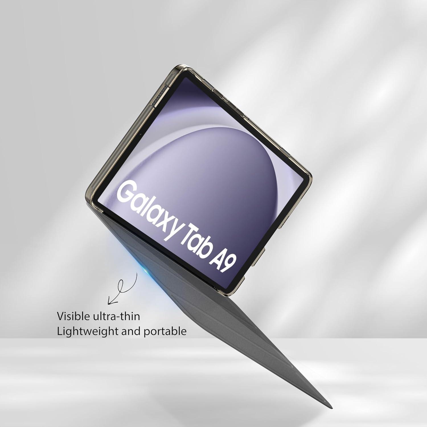 EasyAcc Samsung Galaxy Tab A9 8.7 Zoll 2023 Hülle Schwarz
