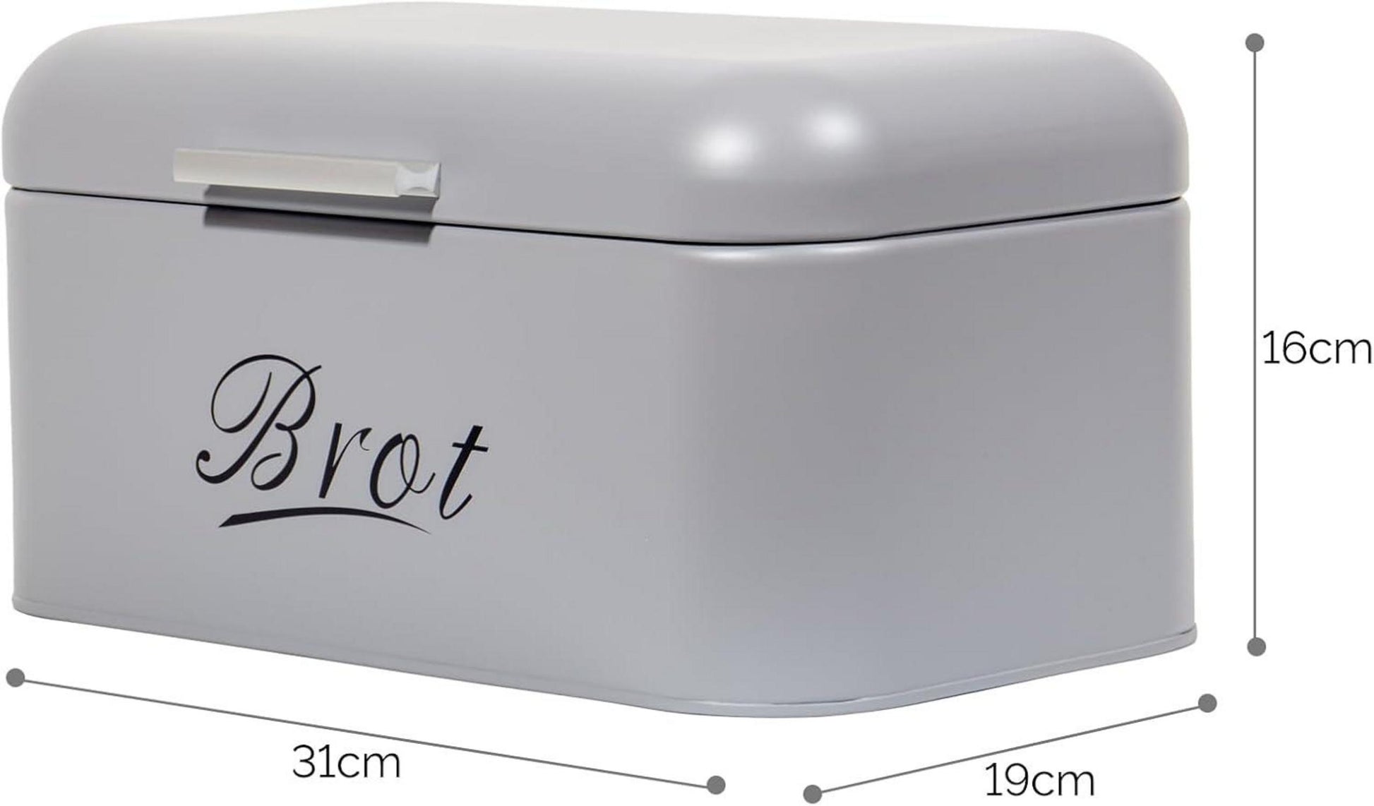 Theo&Cleo Brotkasten aus Metall, Große