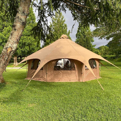 Tipi Zelt Baumwolle 6-8 Personen Canvas Jurtenzelt Glamping Camping