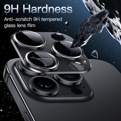 Kameraschutz für iPhone 14 Pro 6,1 Zoll & 14 Pro Max 6,7 Zoll, 9H Glas Vollabdeckung, Matte Metallplatte