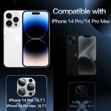 iPhone 14 Pro Kamera Schutzglas Vollabdeckung Silber