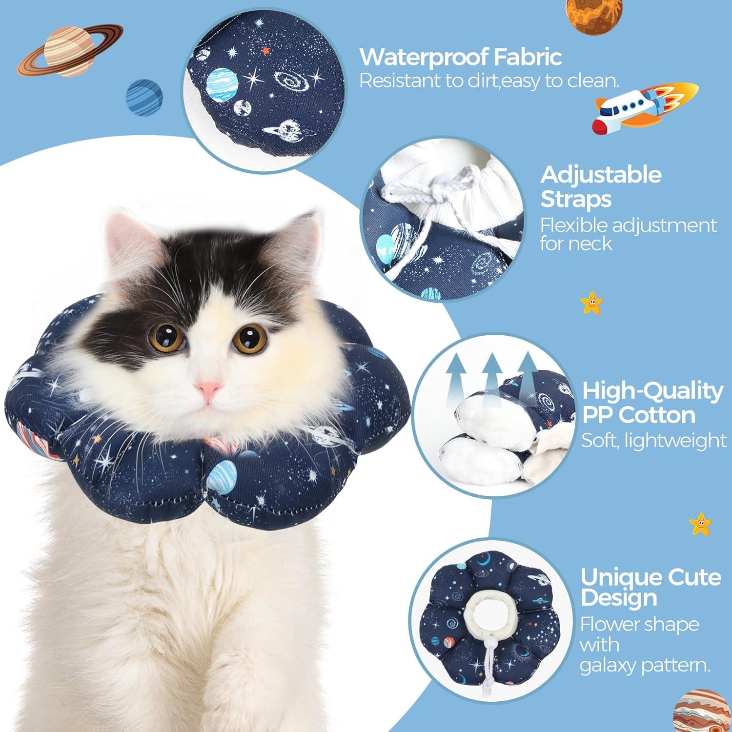 Kleine Katzen Halskrause Verstellbar und Weich S S 14-22,8 cm