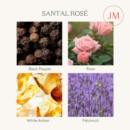 Duftkerze Sandelholz-Rosé 2-Docht-Soja-Kerze 340g Home-Deko