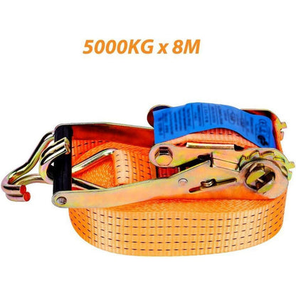 Spanngurte 8m mit Ratsche – 10er Set für LKW & Anhänger
