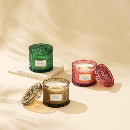 Aroma Kerze 2-Docht Soja Duftkerze Geschenk 340g