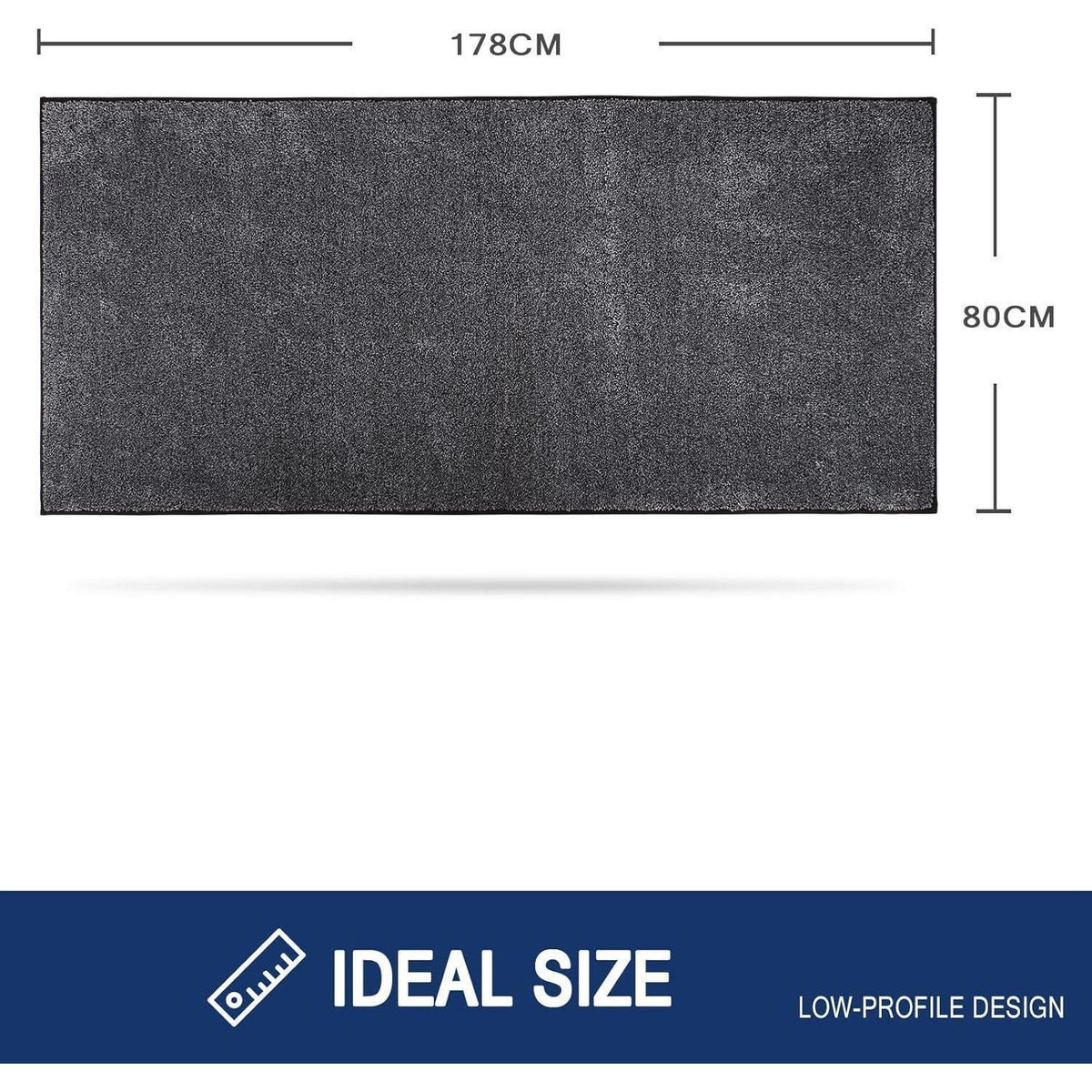 Schmutzfangmatte Lang 80x178 cm – Rutschfest & Waschbar