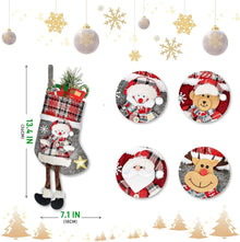 Weihnachtsstrumpf Set 4er-Pack Socken 34cm