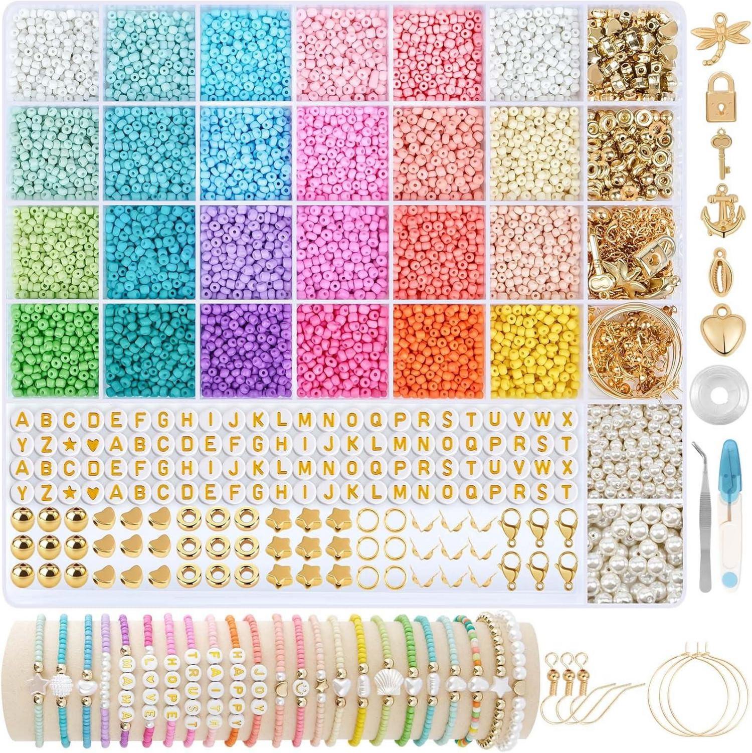 DIY Armband Perlen Set mit Mini Perlenset für Feiertage