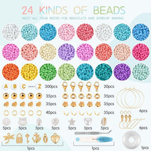 RUBY 3mm Perlen Kit für Armbänder Pastell Weihnachten DIY