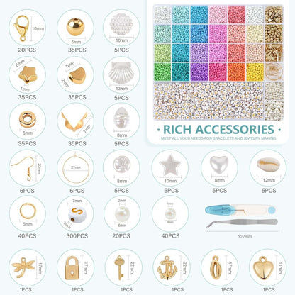 DIY Armband Perlen Set mit Mini Perlenset für Feiertage