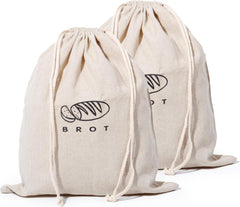 Leinen Brotbeutel Aufbewahrung Frischhalten Bread Bag 2er Set