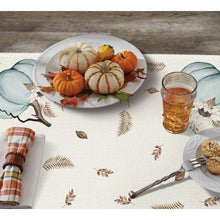 Tischdecke Herbst Muster Blau 85x85 cm Quadratisch
