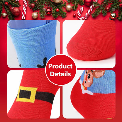 12 Paare Weihnachtssocken Adventskalender 2024 Frauen Kuschelsocken