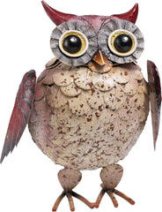 Herbst Deko Metall Eule Gartenfigur für draußen 18CM