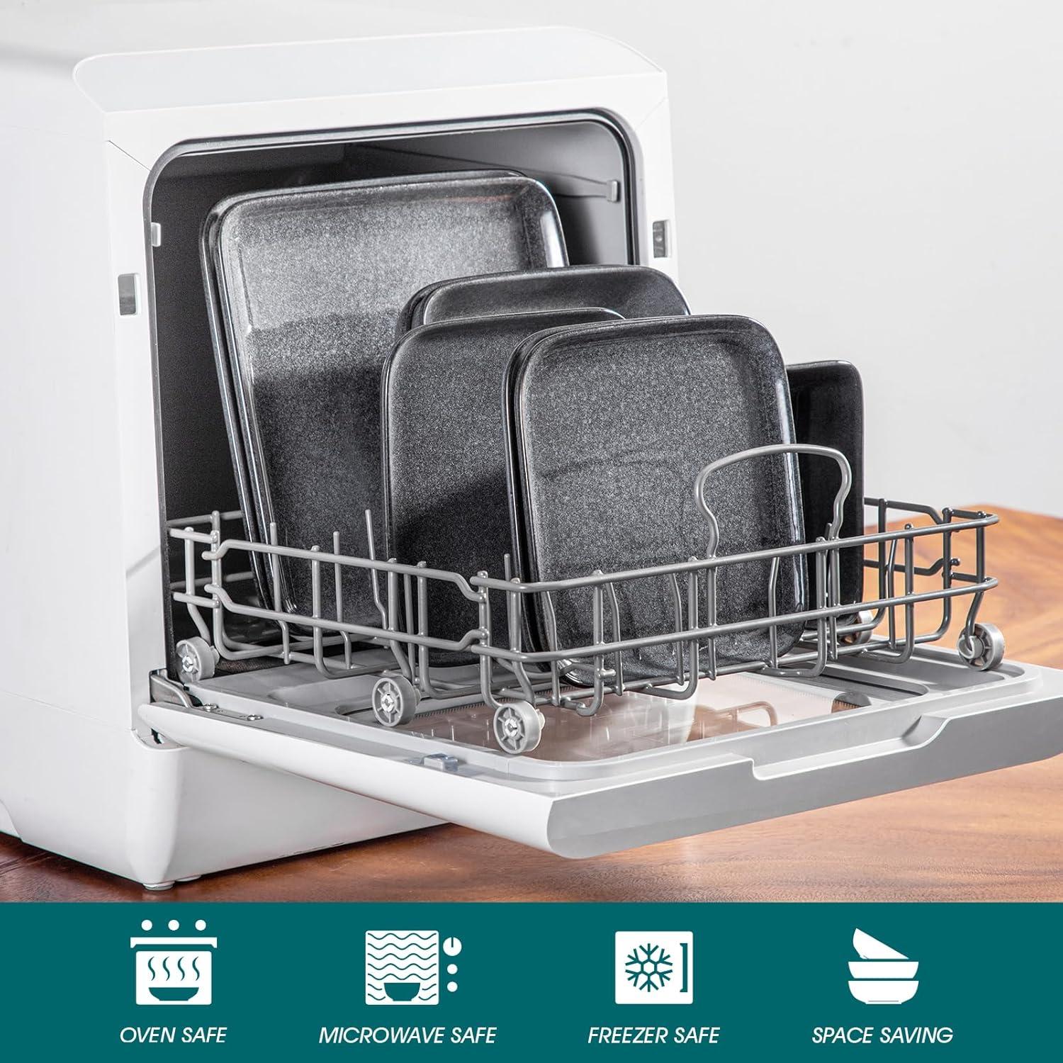 Vancasso STERN Tafelservice Set 16-teilig Grau - Steinzeug Geschirr 4-12 Personen