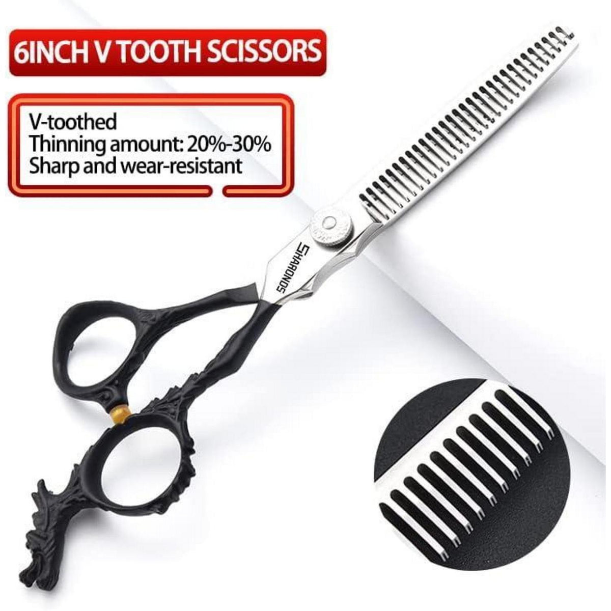 Professionelle Haarschneiderschere Set 6 Zoll Edelstahl