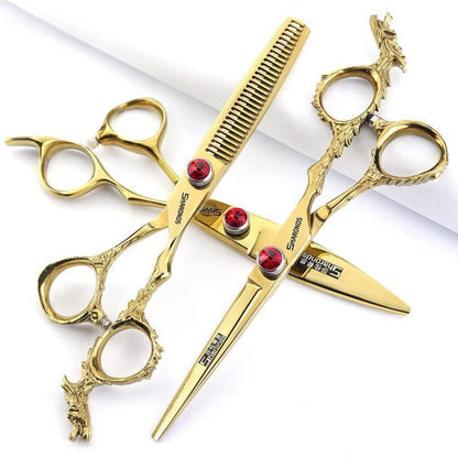 Professionelle Haarschneiderschere Set 6 Zoll Edelstahl