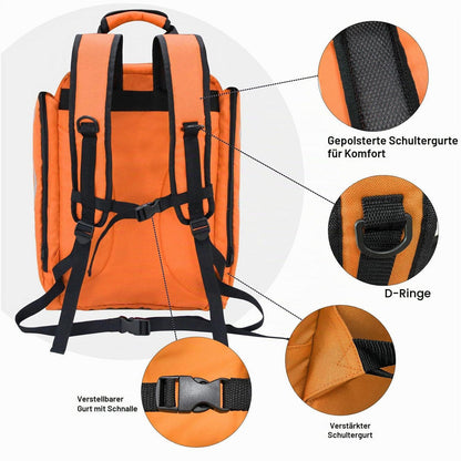 Erste-Hilfe-Rucksack Orange – Taktische Medizin Tasche für Outdoor