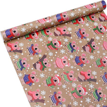 12m Recycling Weihnachtsgeschenkpapier Koalabär Design